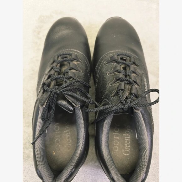 FootJoy Greenjoys‎ Golf Shoes Mens 9.5M Black Leather Flex Zone 45449 - Picture 14 of 16